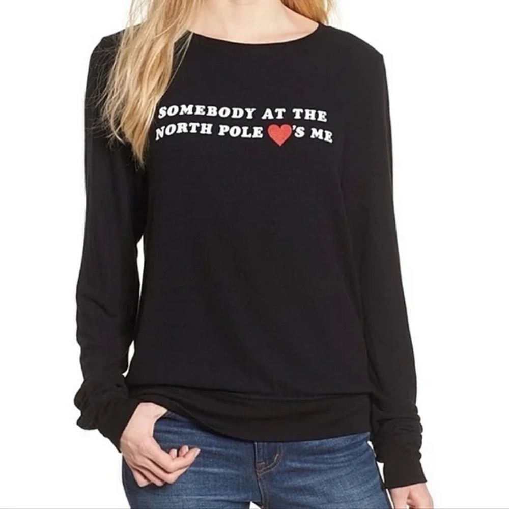 Authentic Wildfox Black Sweatshirt